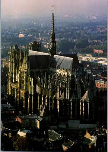 57717 - Frankreich - Amiens , Cathedrale Notre Dame d'Amiens - gelaufen 2004