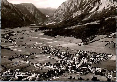 57733 - Steiermark - Gröbming , im Ennstal , Panorama - gelaufen 1970