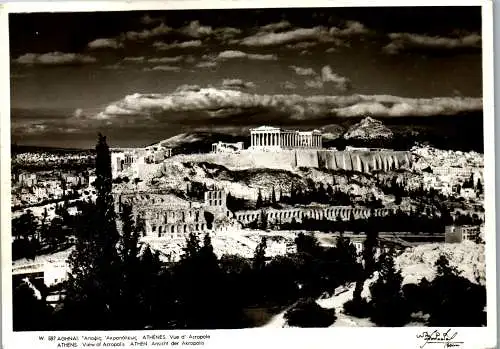 57739 - Griechenland - Athen , Akropolis - gelaufen 1960