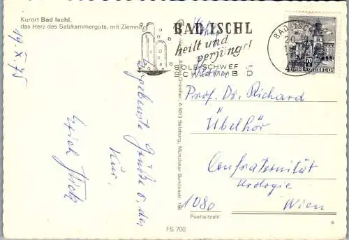 57744 - Oberösterreich - Bad Ischl , mit Ziemnitz , Panorama - gelaufen 1975