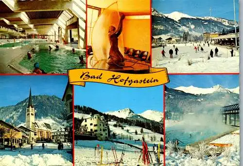 57745 - Salzburg - Bad Hofgastein , Winter , Ski , Mehrbildkarte - gelaufen