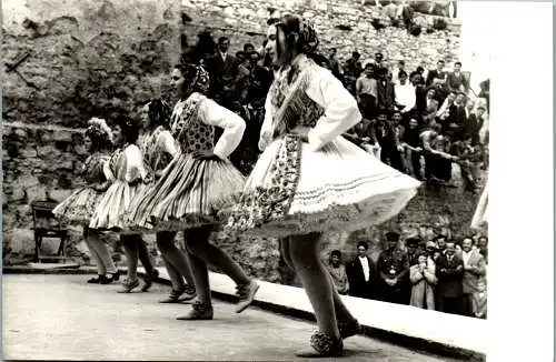 57746 - Kroatien - Susak , Folklor , Tracht - gelaufen 1976