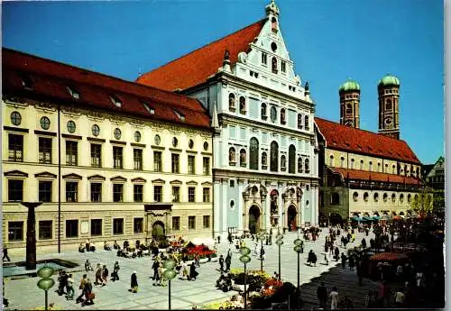 57764 - Deutschland - München , Fußgängerzone , Neuhauserstraße Kaufingerstraße , St. Michaels-Kirche - nicht gelaufen