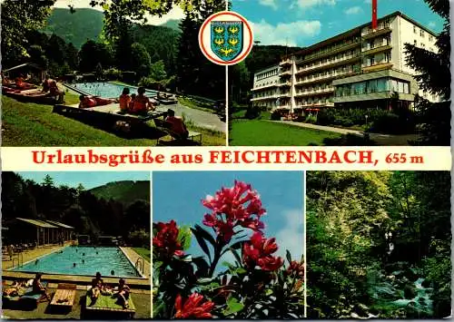 57769 - Niederösterreich - Feichtenbach , Schwimmbad , Mehrbildkarte - gelaufen 1978