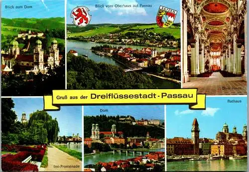 57771 - Deutschland - Passau , Mehrbildkarte - gelaufen 1978