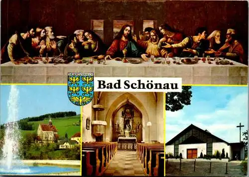 57781 - Niederösterreich - Bad Schönau , Bucklige Welt , Mehrbildkarte - gelaufen 1993