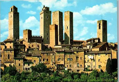 57784 - Italien - S. Gimignano , Citta , Panorama - gelaufen