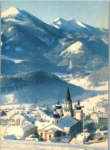 57786 - Steiermark - MAriazell , Panorama im Winter - gelaufen 1993