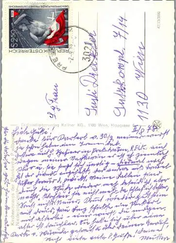 57790 - Kirchen - Preßbaum , Pfarrkirche Preßbaum - gelaufen 1978