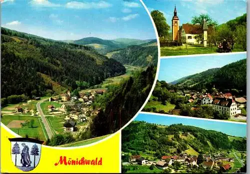 57807 - Steiermark - Mönichwald , Mehrbildkarte , Panorama - gelaufen 1991