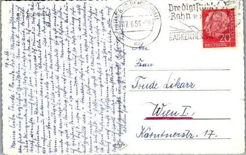 57812 - Deutschland - Bad Reichenhall , Untersberg , Watzmann , Lattengebirge , Panorama - gelaufen 1956