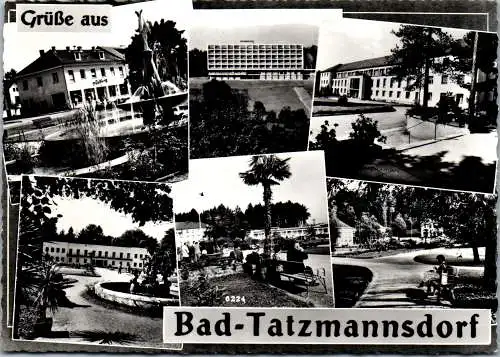 57828 - Burgenland - Bad Tatzmannsdorf , Mehrbildkarte - gelaufen 1956