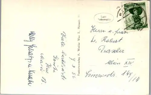 57830 - Oberösterreich - Wels , Stadtplatz , Hotel , Gasthaus zur Stadt Wien - gelaufen 1956