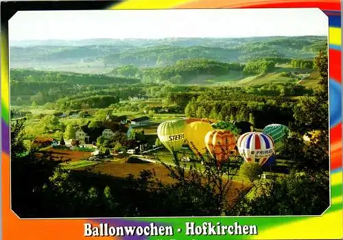 57834 - Steiermark - Hofkirchen , Ballonwochen , Ballonfahren , Ballon - gelaufen 1997