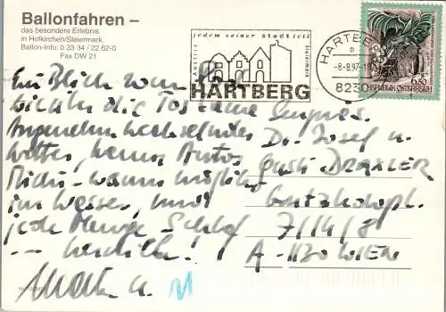 57834 - Steiermark - Hofkirchen , Ballonwochen , Ballonfahren , Ballon - gelaufen 1997