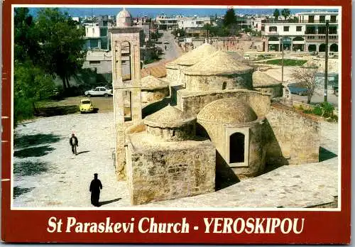 57842 - Zypern - Yeroskipou , St. Paraskevi Church , VW Käfer - gelaufen 1997