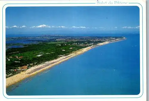 57843 - Italien - Bibione , Panorama dall' aereo - gelaufen 1997