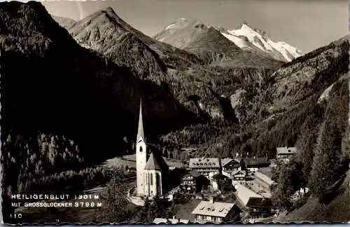 57851 - Kärnten - Heiligenblut , mit Großglockner - gelaufen 1957