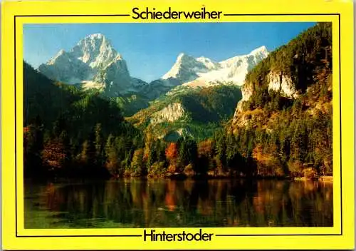 57868 - Oberösterreich - Hinterstoder , Schiederweiher , Polsterlucke , Spitzmauer , Großer Priel - gelaufen