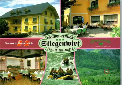 57877 - Steiermark - Palfau , Gasthof Pension Stiegenwirt , Familie Thalhuber - gelaufen 1996