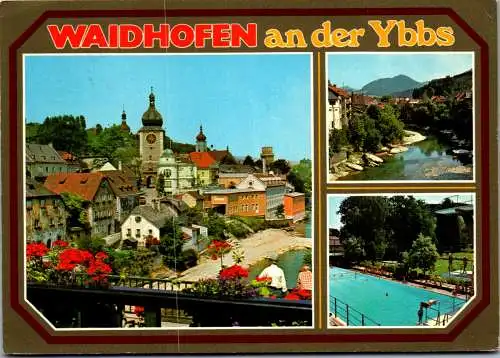57878 - Niederösterreich - Waidhofen an der Ybbs , Mehrbildkarte - gelaufen