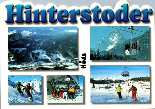 57880 - Oberösterreich - Hinterstoder , Winter , Ski , Mehrbildkarte - gelaufen 2004