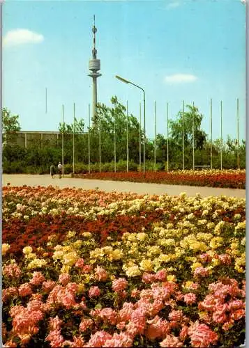 57882 - Wien - Wien , Donaupark mit Donauturm - gelaufen 1969