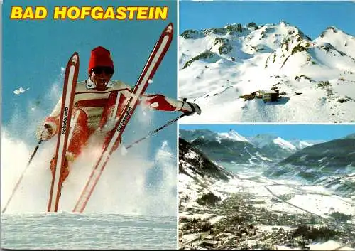 57888 - Salzburg - Bad Hofgastein , Schlossalm , Winter , Ski , Mehrbildkarte - gelaufen 1993