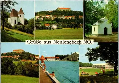 57892 - Niederösterreich - Neulengbach , Schwimmbad , Mehrbildkarte - gelaufen 1993