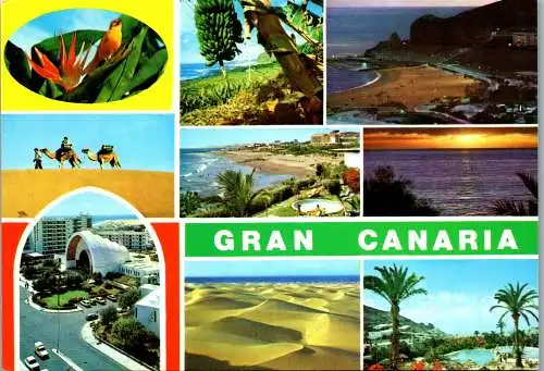 57894 - Spanien - Gran Canaria , Mehrbildkarte - gelaufen