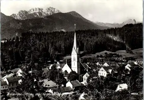 57911 - Kärnten - Hermagor , Gartnerkogel , Panorama - gelaufen 1966