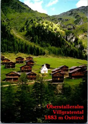 57914 - Tirol - Oberstalleralm , Villgratental , Typische Häuser , Holz Haus - gelaufen 1993