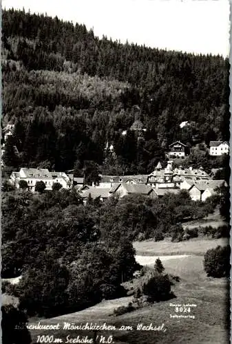 57918 - Niederösterreich - Mönichkirchen , am Wechsel , Panorama - gelaufen 1962