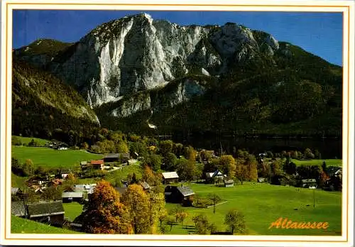 57920 - Steiermark - Altaussee , Blick zur Trisselwand - gelaufen 1993