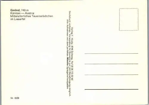 57929 - Kärnten - Gmünd , Liesertal , Mehrbildkarte - nicht gelaufen