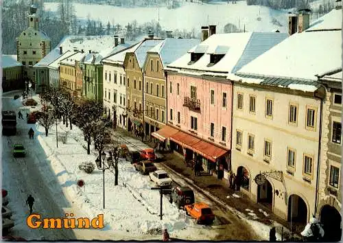 57930 - Kärnten - Gmünd , im Liesertal , Hauptplatz , Asuto , VW Käfer - nicht gelaufen