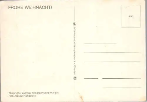 57939 - Deutschland - Lengenwang , im Allgäu , Winterlicher Bachlauf - nicht gelaufen