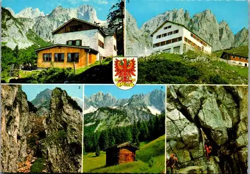 57941 - Tirol - Im Wilden Kaiser , Gaudeamushütte , Gruttenhütte , Klamml , Märchenwiese , Jubiläumssteig - gelaufen 1978