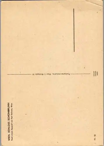 57959 - Künstlerkarte - Wien , Schönbrunn , Karl Schwetz - nicht gelaufen