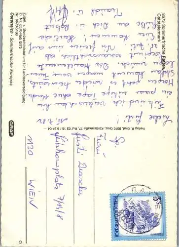 57973 - Steiermark - Ratten , Panorama - gelaufen 1982