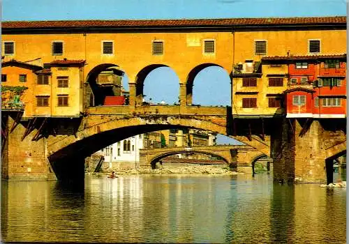 57975 - Italien - Firenze , Florenz , Ponte Vecchio - gelaufen 1982