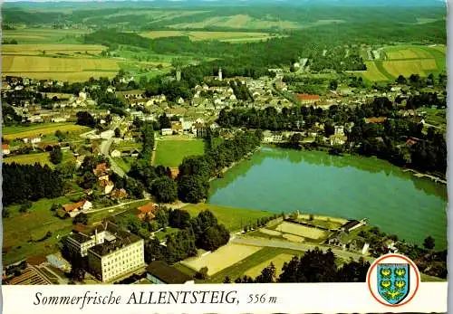 58026 - Niederösterreich - Allentsteig , Panorama - gelaufen 1982