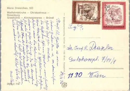 58041 - Niederösterreich - Maria Dreieichen , Mehrbildkarte - gelaufen 1976