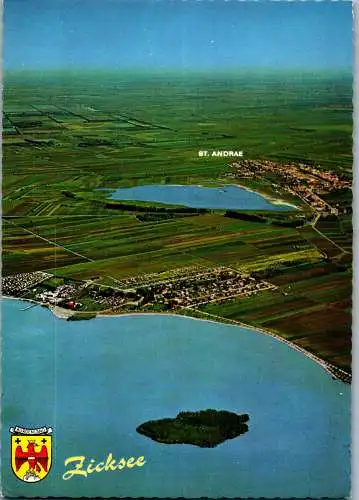 58044 - Burgenland - St. Andrä , am Zicksee , Panorama - gelaufen 1979