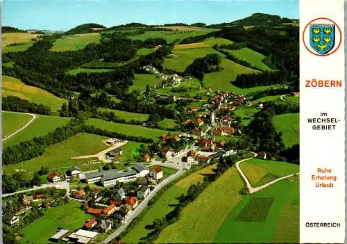 58046 - Niederösterreich - Zöbern , Wechselgebiet , Panorama - gelaufen 1979