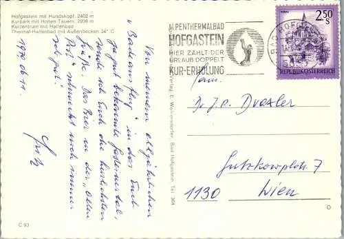 58047 - Salzburg - Bad Hofgastein , Mehrbildkarte - gelaufen 1979