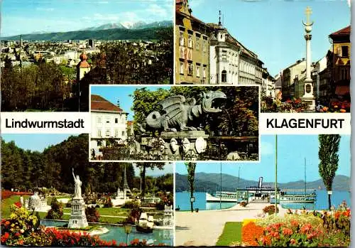 58059 - Kärnten - Klagenfurt , Mehrbildkarte - gelaufen