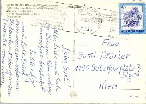 58061 - Steiermark - Riegersburg , Mehrbildkarte - gelaufen 1982