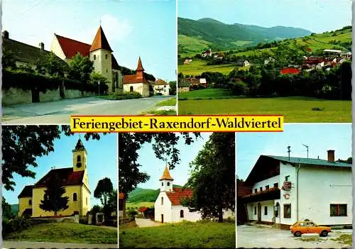 58065 - Niederösterreich - Raxendorf , Waldviertel , Mehrbildkarte - gelaufen 1982