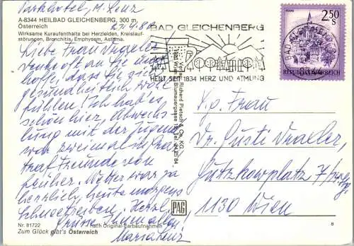 58068 - Steiermark - Bad Gleichenberg , Heilbad , Mehrbildkarte - gelaufen 1980